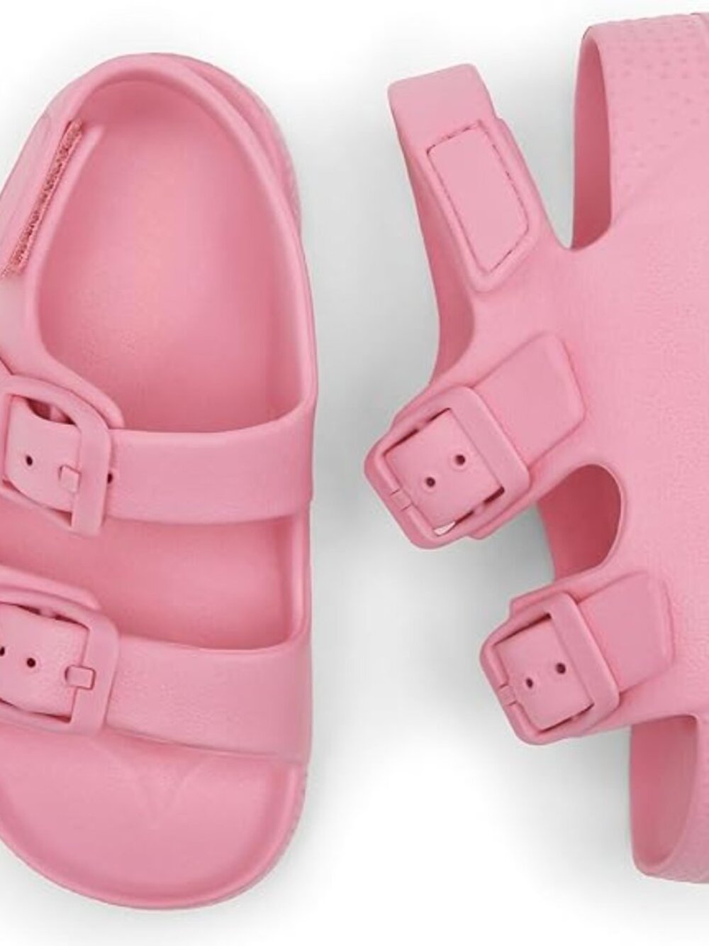 Toddler Boys Girls Double Buckle Sandals Children's Adjustable Back Strap Water